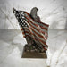 bald Eagle with flag statue award