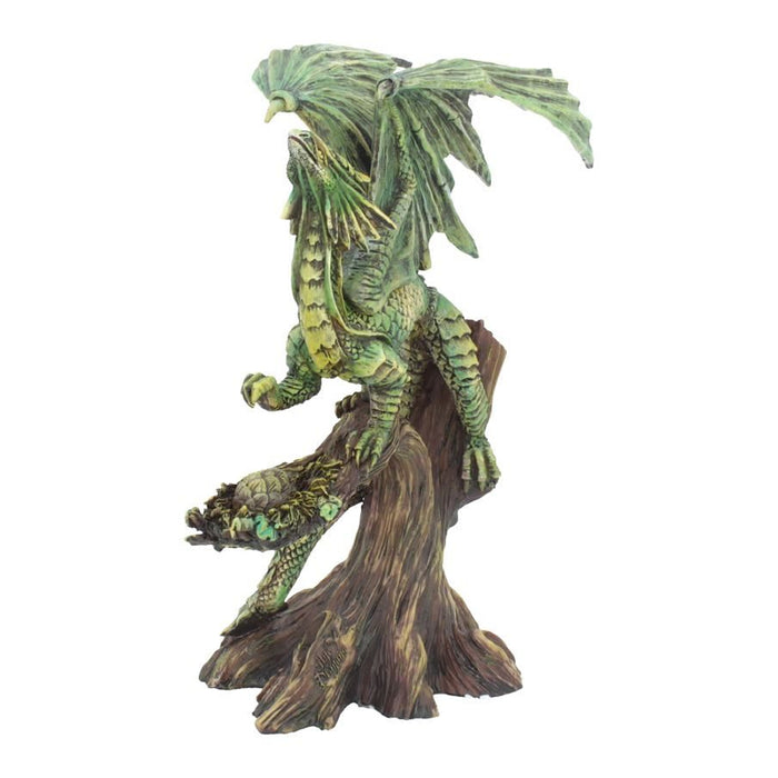 Green Forest Dragon Statue by Anne Stokes