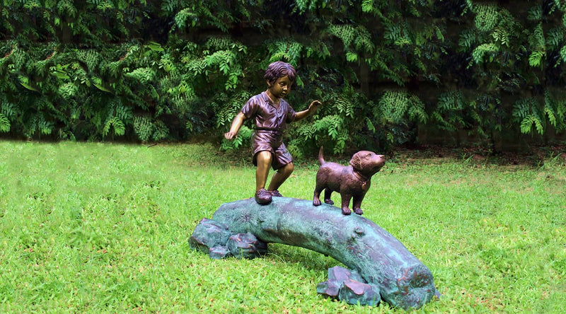 Bronze Garden Sculptures and Fountains For Sale