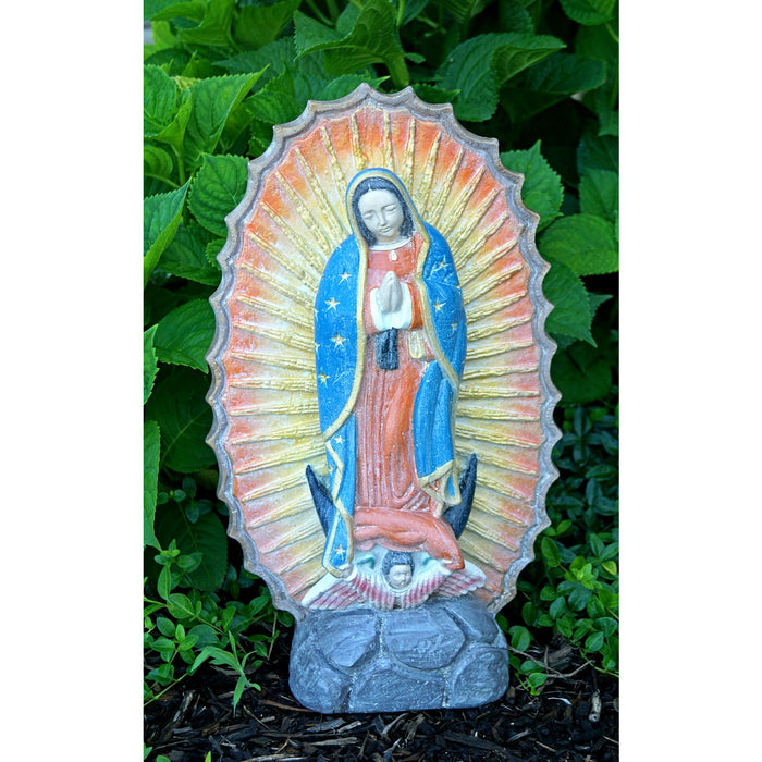 Lady of Guadalupe Statue w/ Color-Cast Stone