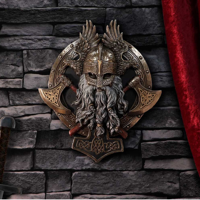 Viking Warrior Wall Plaque