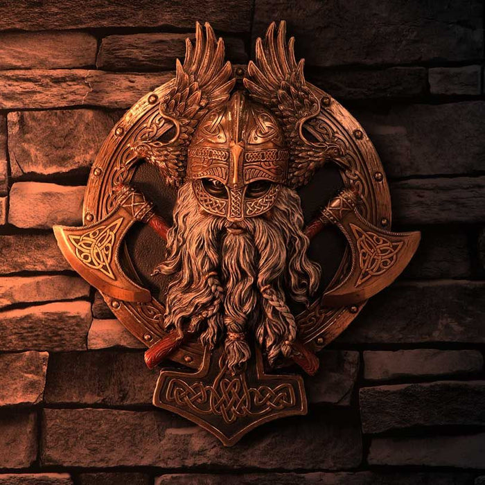 Viking Warrior Wall Plaque