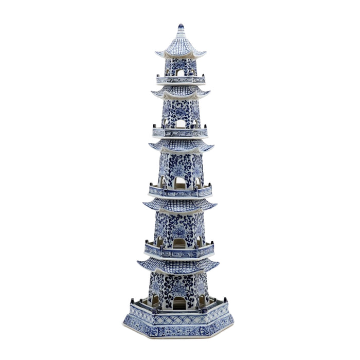 Japanese Pagoda Sculpture-Porcelain