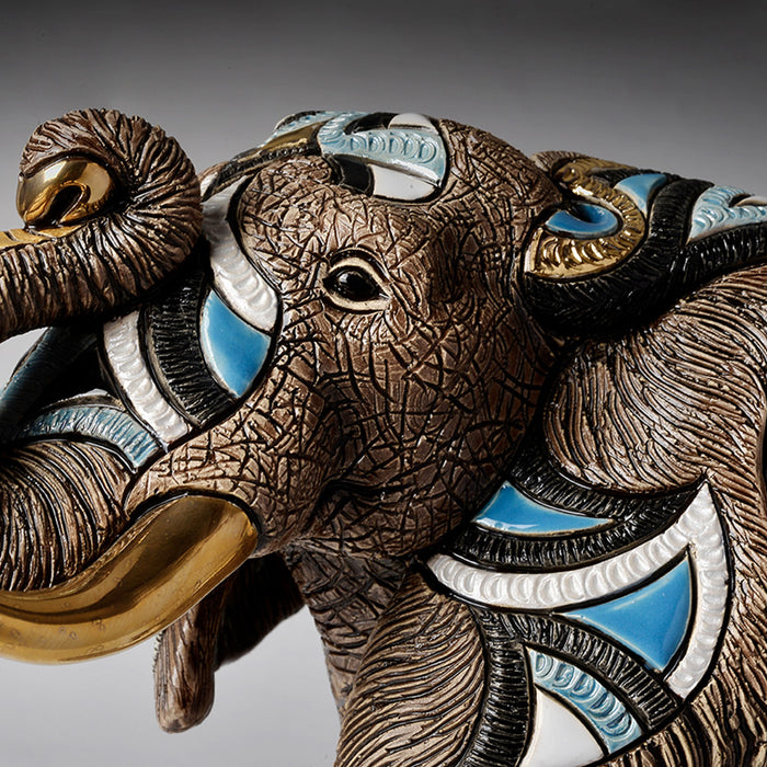 African Elephant Sculpture-Ceramic