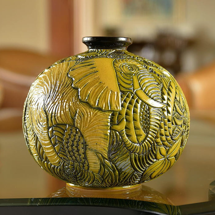 Elephant Vase-Ceramic