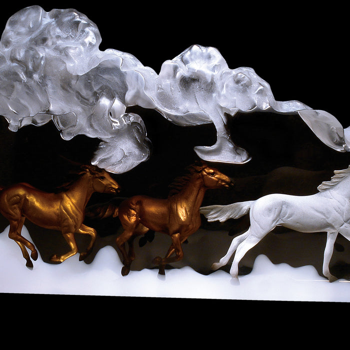 Prairie Storm-Horse Sculpture by Kitty Cantrell