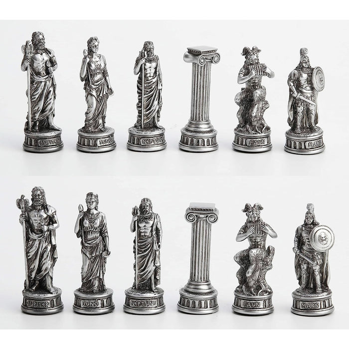 Greek vs Roman Gods Chess Set