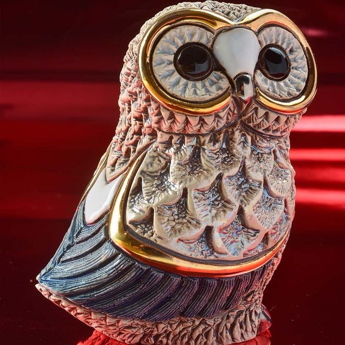 Forest Owl Figurine-Ceramic