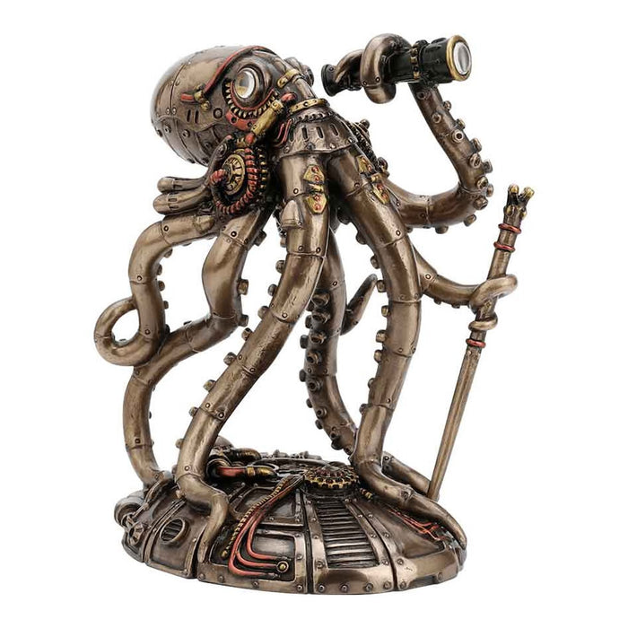 Steampunk Octopus Explorer Statue
