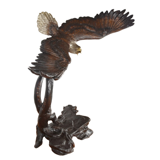 Bald Eagle Bronze Outdoor Statue