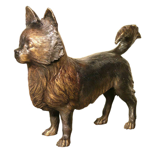 Bronze Chihuahua Dog Sculpture