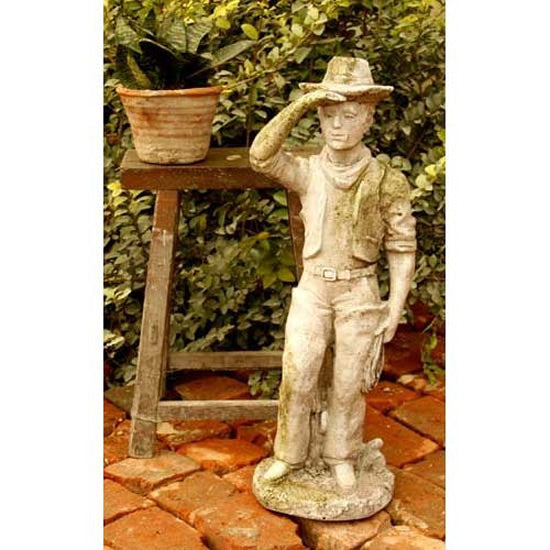 Cowboy Scout Garden Statue