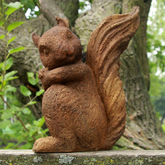 Forest Squirrel Statue