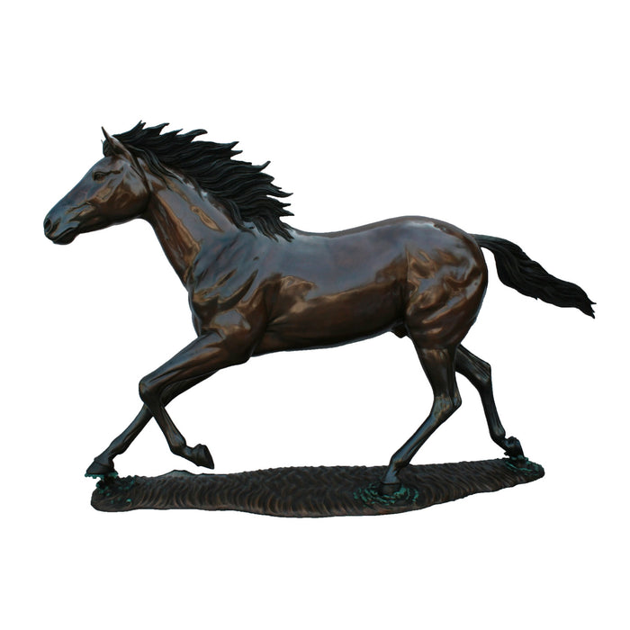 Galloping Stallion Sculpture
