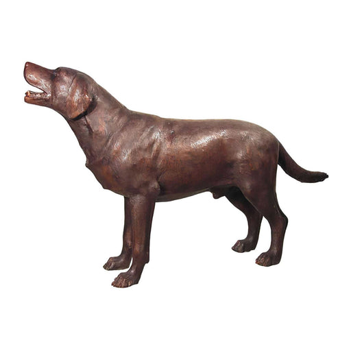 Standing Labrador Retriever Bronze Sculpture