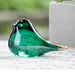 Art Glass Bird Figurine- Green by San Pacific International/SPI Home