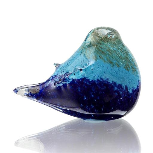 Art Glass Blue Bird Figurine by San Pacific International/SPI Home