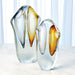 Art Glass Vases Duet