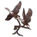 Bronze Flying Ducks on Branch Fountain