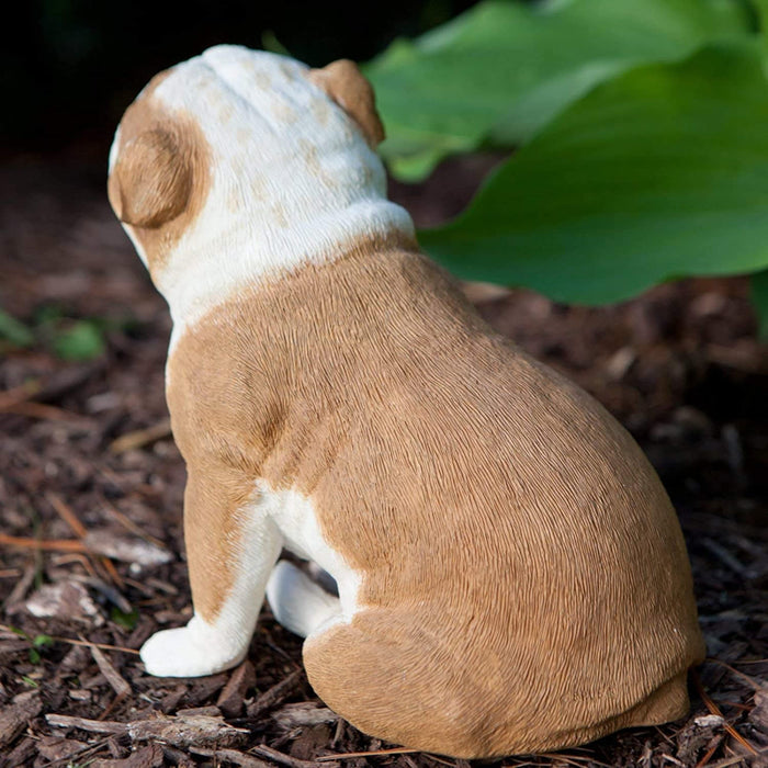 Bulldog Garden Statue
