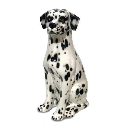 Dalmation Dog Sculpture-Italian Ceramic
