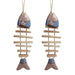 Ceramic Fish Garden Mobiles- Set of 2 by San Pacific International/SPI Home