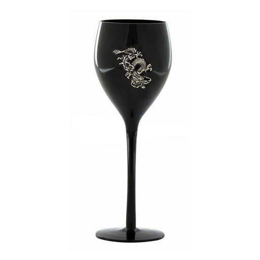 Chinese Dragon Wine Glass