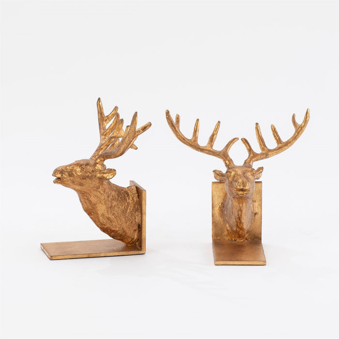 Deer Bookends Pair