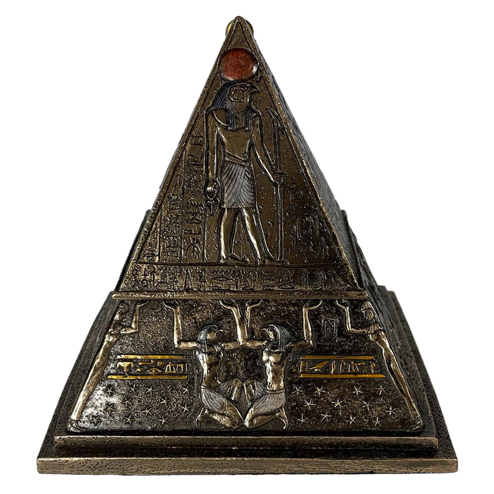 Egyptian Queen and Pyramid Trinket Box