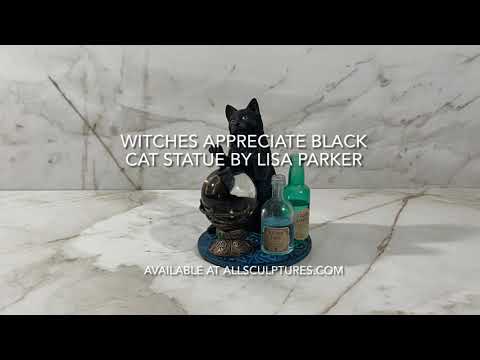 Black Cat Statue by Lisa Parker Video