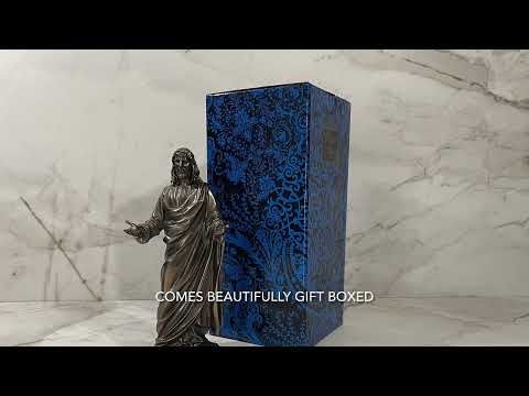 Jesus With Open Arms Statue Video