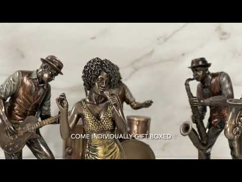 Jazz Band Art Statue Video