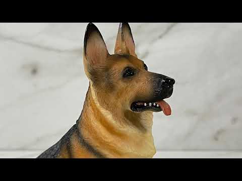 German Shepherd Dog Figurine Video