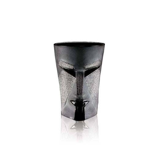 Kubik Tumbler Glass- Black by Mats Jonasson