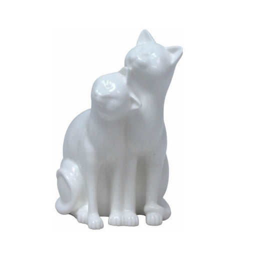 Lean on Me Cat Couple Sculpture