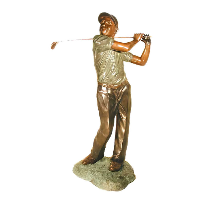 Teeing Off Golf Sculpture