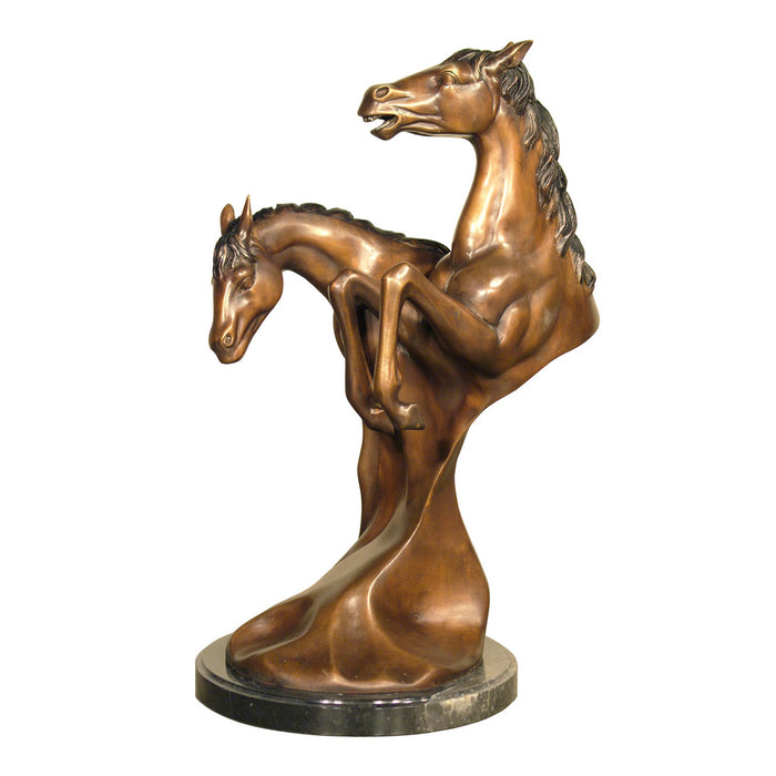 Modern Horse Bust in Bronze