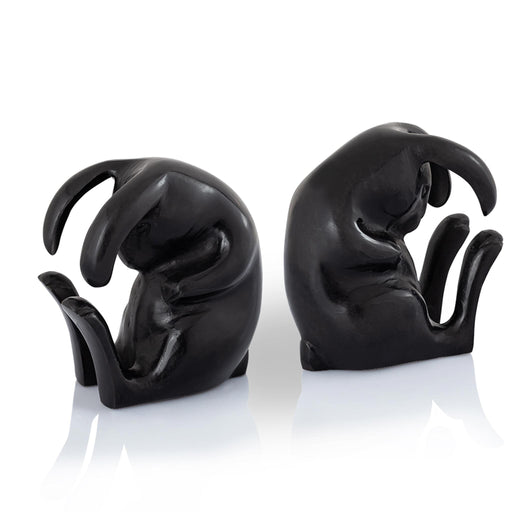 Napping Rabbit Bookends Pair