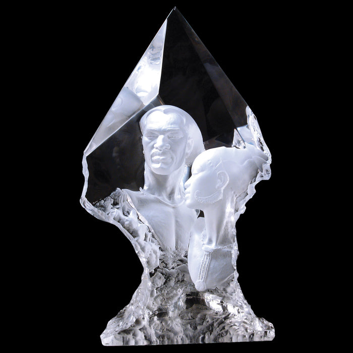 Remembering Romance- African American Couple Sculpture by Thomas Blackshear