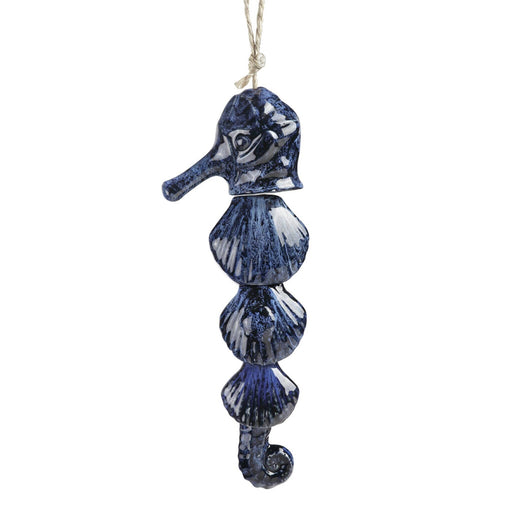 Segmented Ceramic Seahorse Wind Chime by San Pacific International/SPI Home