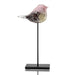 Tall Glass Bird Statue- Brown-Pink-Gold by San Pacific International/SPI Home