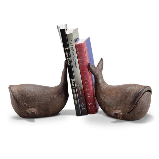 Whale Bookends Pair- Cast Iron by San Pacific International/SPI Home