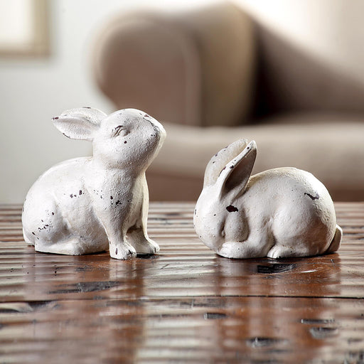 White Rabbit Pair Figurines by San Pacific International/SPI Home