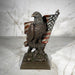 eagle with American flag statue 