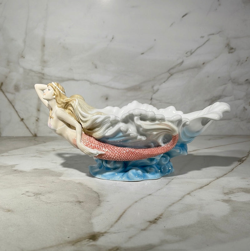 mermaid decor dish