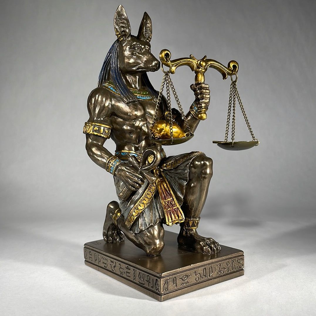 Anubis Holding Scales Egyptian Statue — AllSculptures