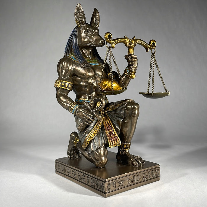 Anubis Holding Scales Statue