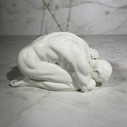 nude man statue white
