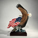 Eagle with Flag Statue 