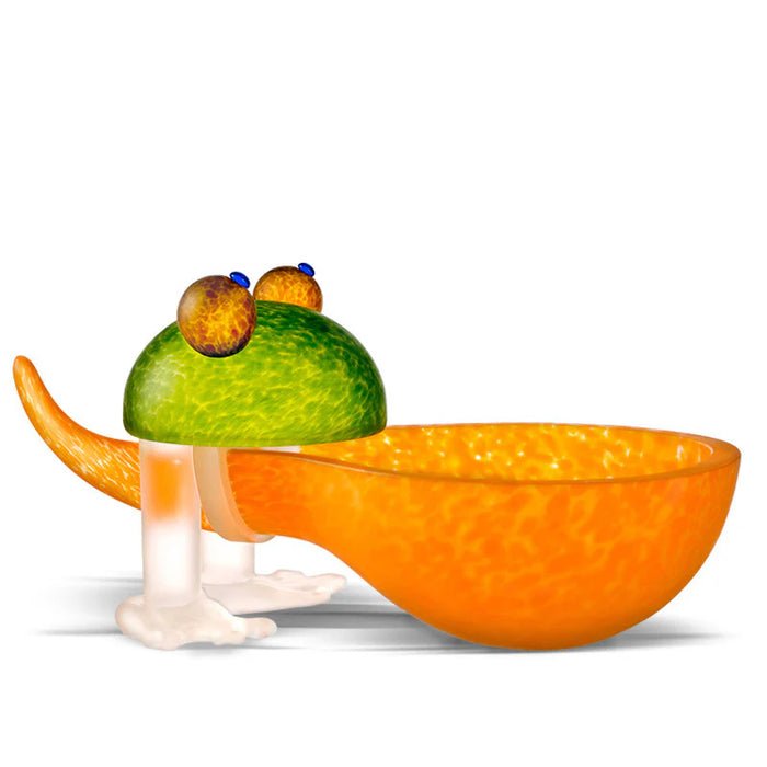 Frosch the Frog Bowl-Art Glass